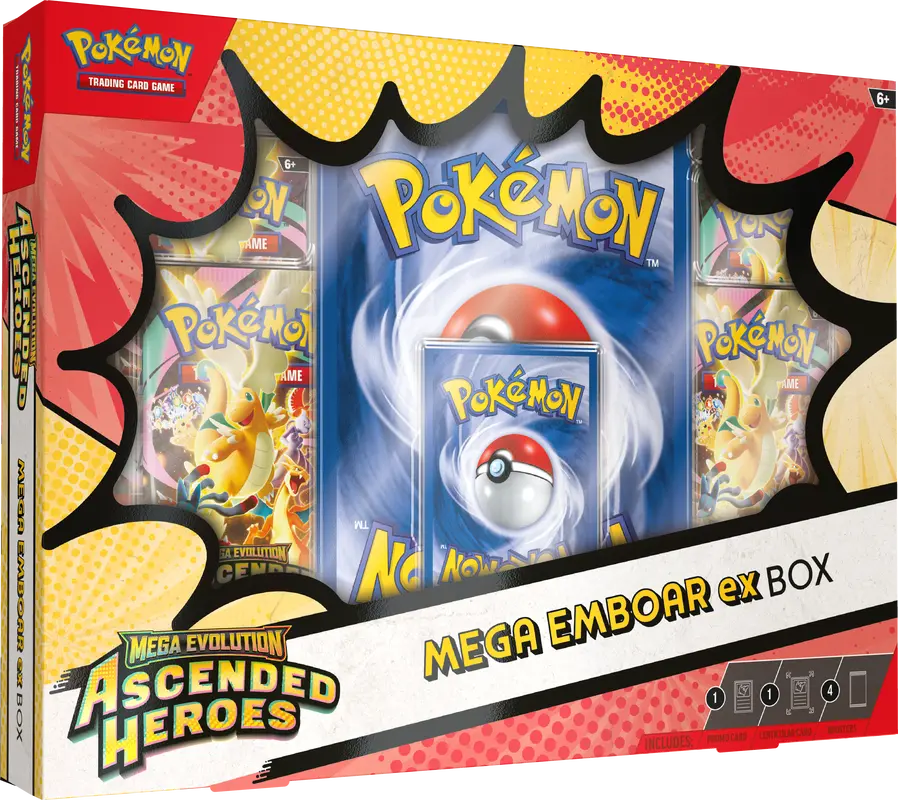 Pokemon - Mega Evolution - Ascended heroes - Mega Emboar ex Box (Pre Order)