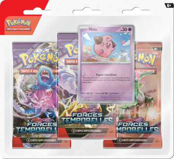 Pokemon SV5 - Temporal Forces 3 pack blister ( set of 2 )