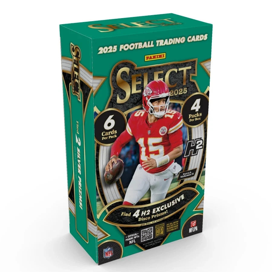 2025 Panini Select Football Hobby Box H2 Hobby Doe's Cards