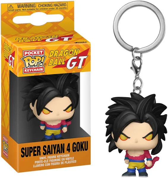Funko Pop! Dragon Ball GT Super Saiyan 4 Goku Keychain - Doe's Cards