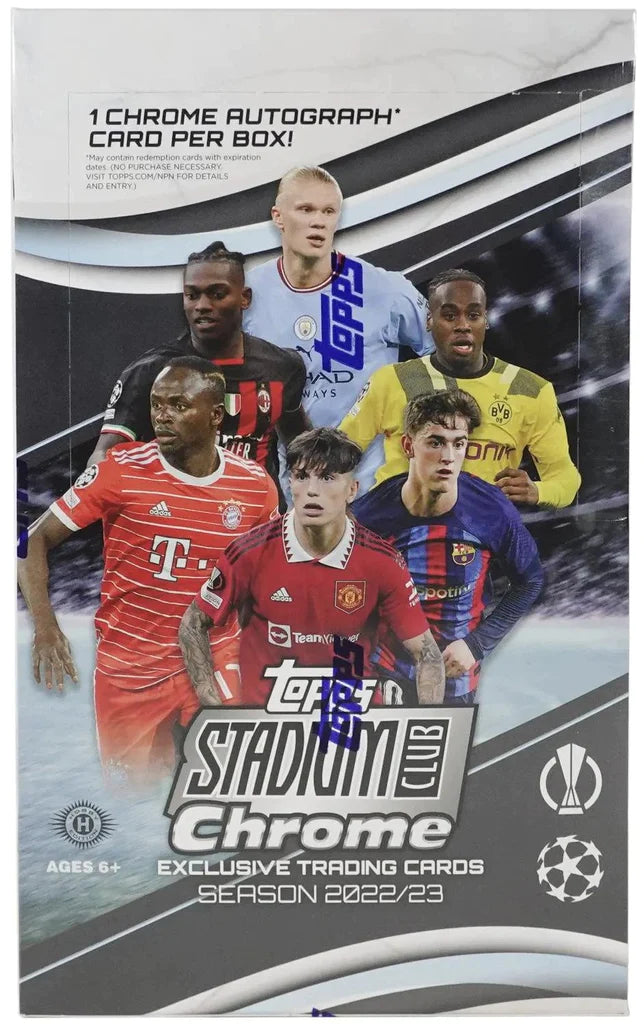 2022-23 Topps Chrome UEFA Club Competitions Hobby box