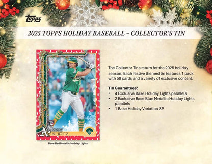 2025 Topps Holiday Baseball Tin - Doe's Cards