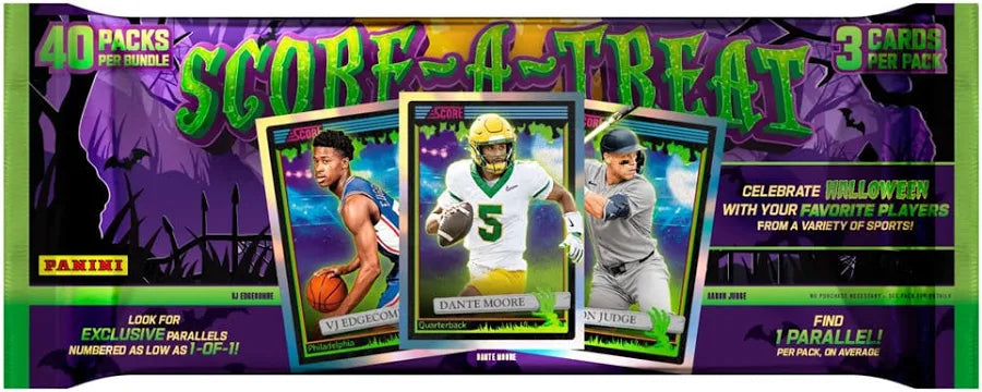 2026 Panini Score-A-Treat Halloween Bundle Doe's Cards