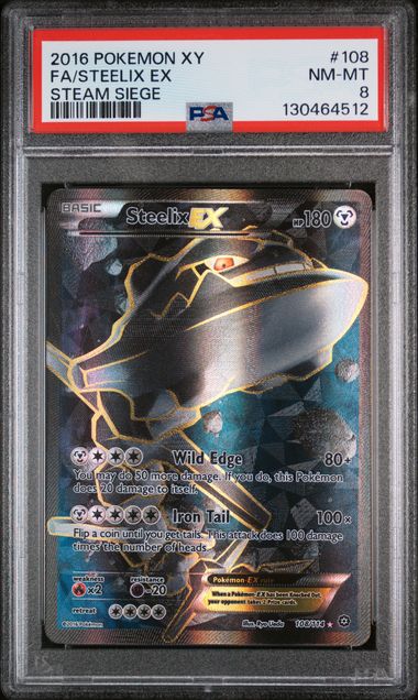 PSA 8 - 2016 POKEMON XY FATES COLLIDE #123 FA/ALTARIA EX FATES COLLIDE (Copy) Doe's Cards