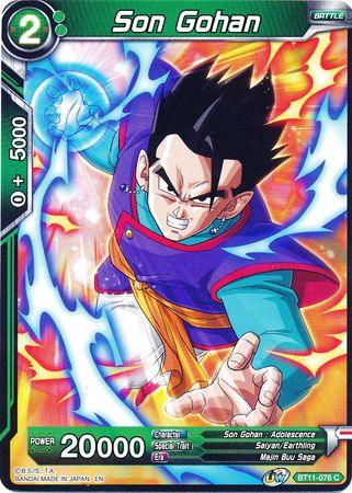 Son Gohan (Green) (BT11-076) [Vermilion Bloodline] - Doe's Cards