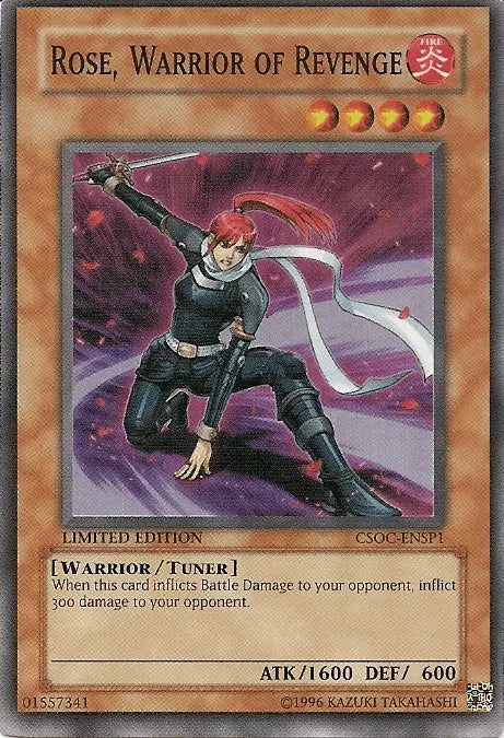 Rose, Warrior of Revenge [CSOC-ENSP1] Super Rare - Doe's Cards