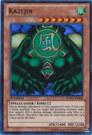 Kazejin [BPW2-EN004] Super Rare - Doe's Cards