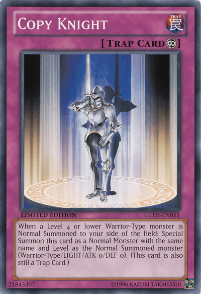 Copy Knight [GLD5-EN055] Common - Doe's Cards