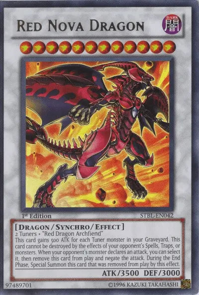 Red Nova Dragon [STBL-EN042] Ultra Rare - Doe's Cards