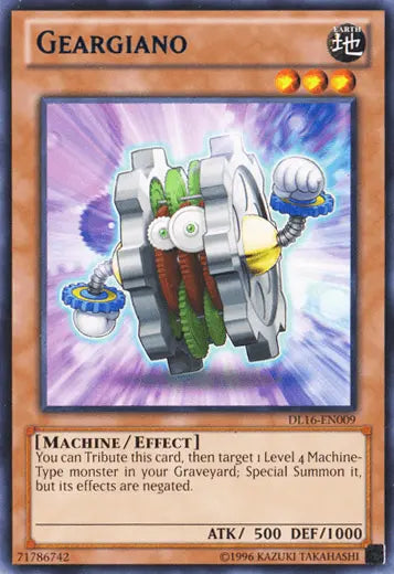 Geargiano (Blue) [DL16-EN009] Rare - Doe's Cards