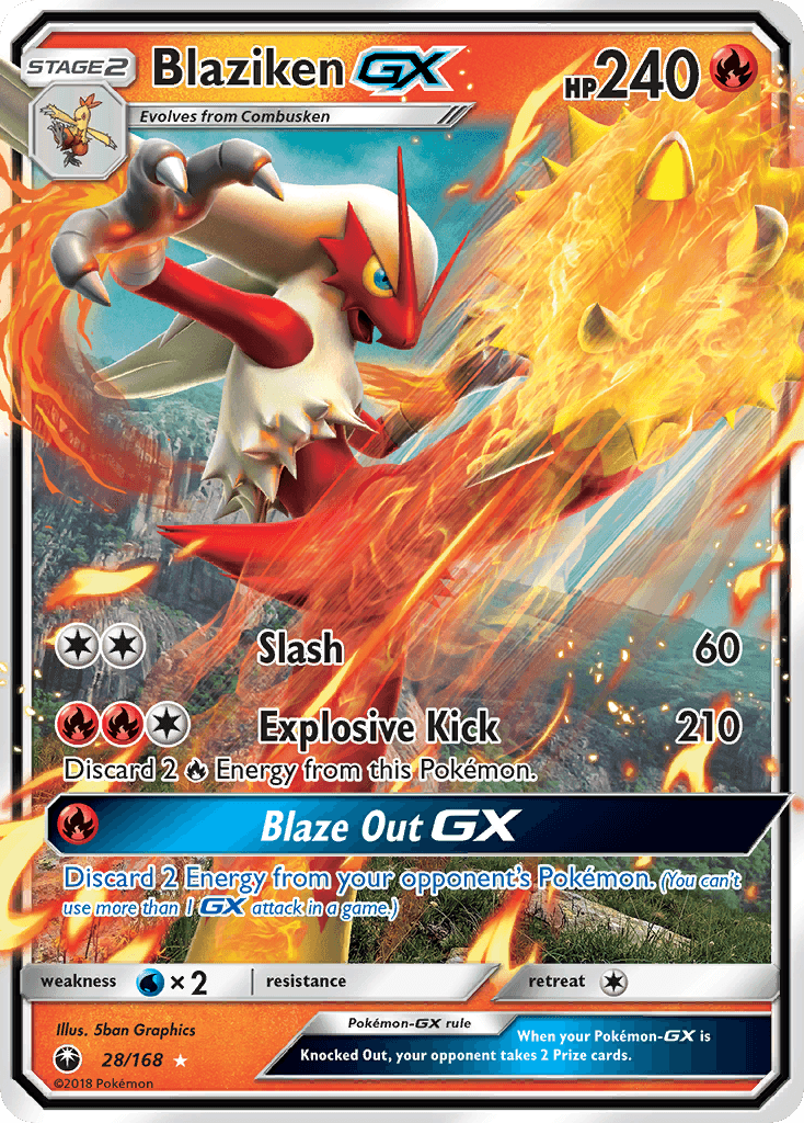 Blaziken GX (28/168) [Sun & Moon: Celestial Storm] - Doe's Cards