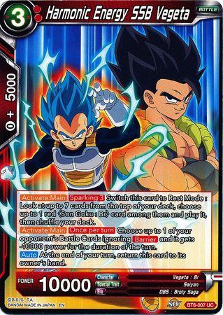 Harmonic Energy SSB Vegeta (BT6-007) [Destroyer Kings] - Doe's Cards