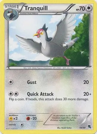 Tranquill (15/30) [Black & White: Trainer Kit] - Doe's Cards