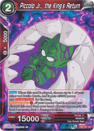 Piccolo Jr., the King's Return (DB3-021) [Giant Force] - Doe's Cards