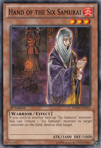 Hand of the Six Samurai [SDWA-EN015] Common - Doe's Cards