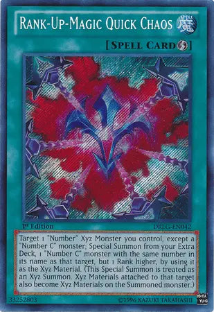 Rank-Up-Magic Quick Chaos [DRLG-EN042] Secret Rare - Doe's Cards