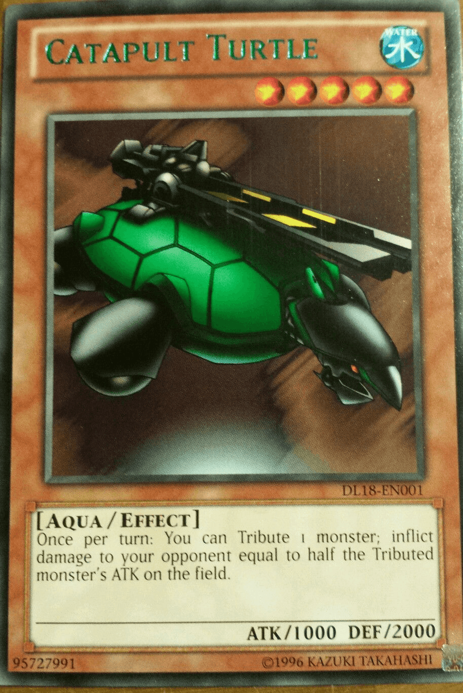 Catapult Turtle (Green) [DL18-EN001] Rare - Doe's Cards