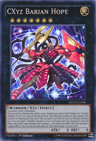 CXyz Barian Hope [NECH-EN096] Super Rare - Doe's Cards