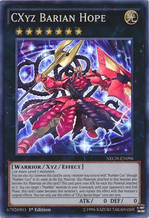 CXyz Barian Hope [NECH-EN096] Super Rare - Doe's Cards