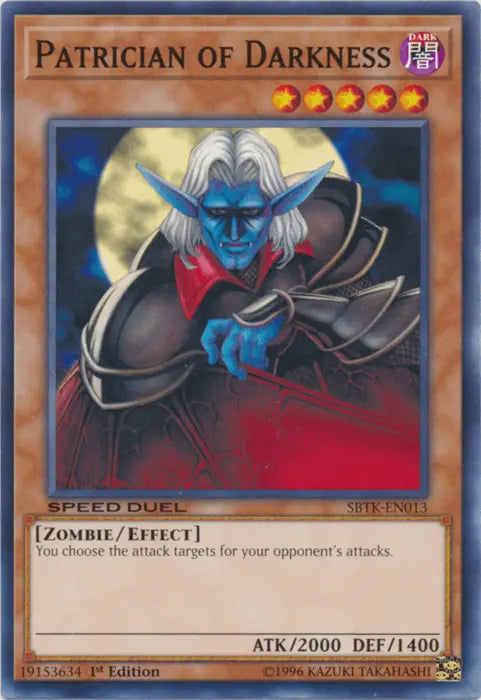 Patrician of Darkness [SBTK-EN013] Common - Doe's Cards