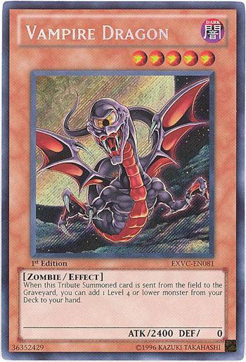 Vampire Dragon [EXVC-EN081] Secret Rare - Doe's Cards