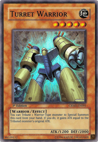 Turret Warrior [CRMS-EN001] Super Rare - Doe's Cards