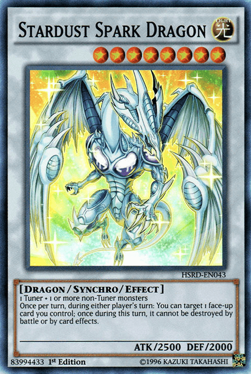 Stardust Spark Dragon [HSRD-EN043] Super Rare - Doe's Cards