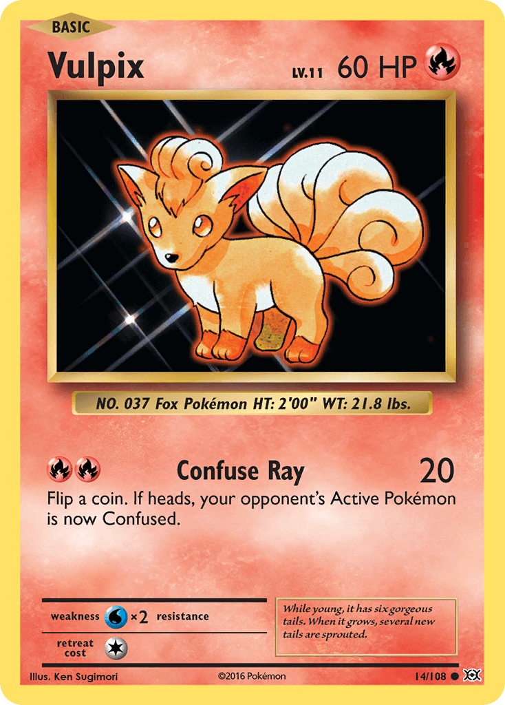 Vulpix (14/108) [XY: Evolutions] - Doe's Cards