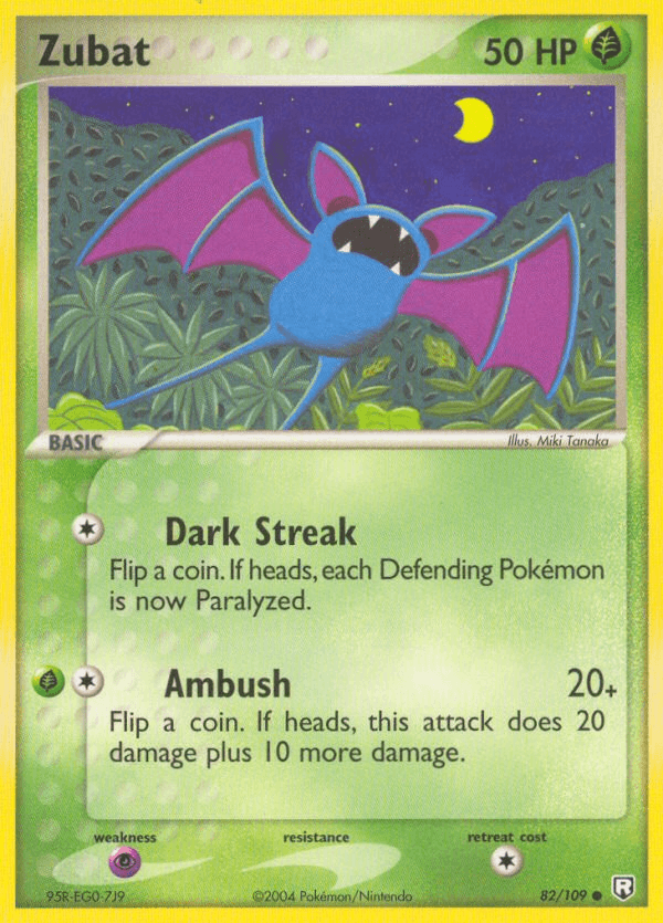 Zubat (82/109) [EX: Team Rocket Returns] - Doe's Cards