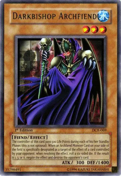 Darkbishop Archfiend [DCR-069] Rare - Doe's Cards