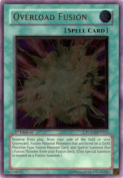 Overload Fusion [POTD-EN042] Ultimate Rare - Doe's Cards