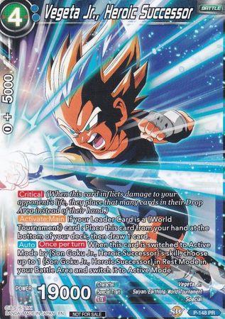 Vegeta Jr., Heroic Successor (Power Booster) (P-148) [Promotion Cards] - Doe's Cards