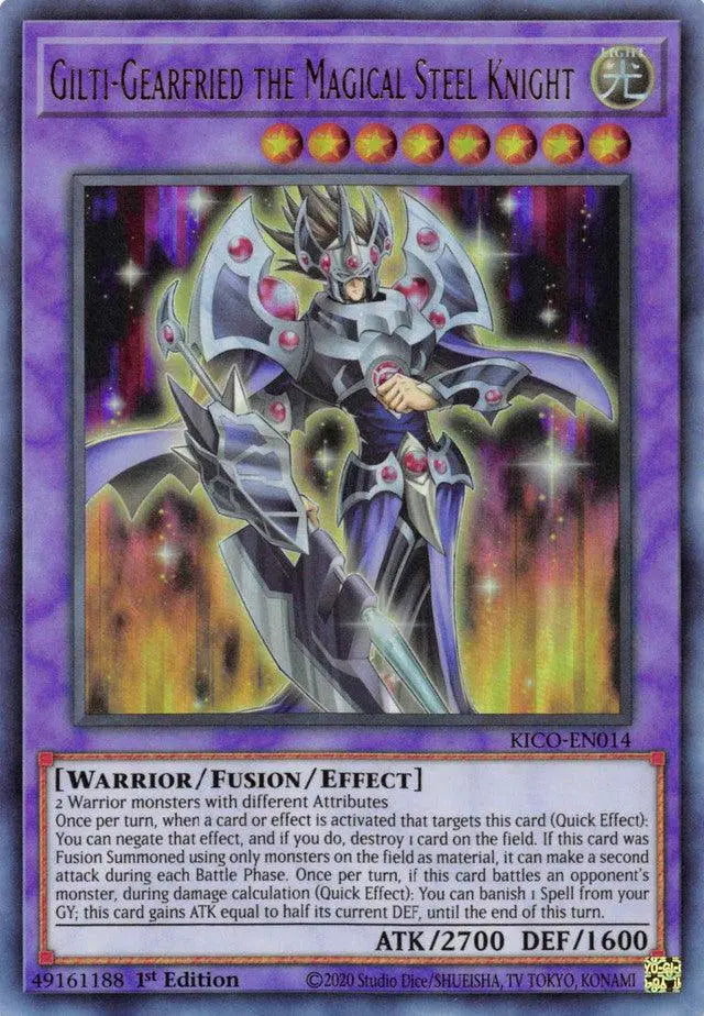 Gilti-Gearfried the Magical Steel Knight (Ultra Rare) [KICO-EN014] Ultra Rare - Doe's Cards