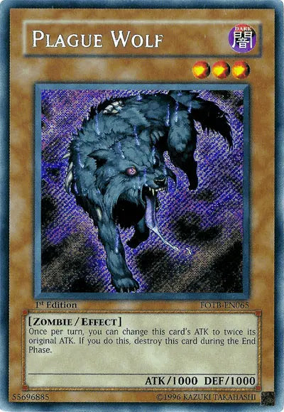 Plague Wolf [FOTB-EN065] Secret Rare - Doe's Cards
