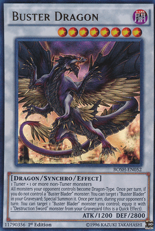 Buster Dragon [BOSH-EN052] Ultra Rare - Doe's Cards