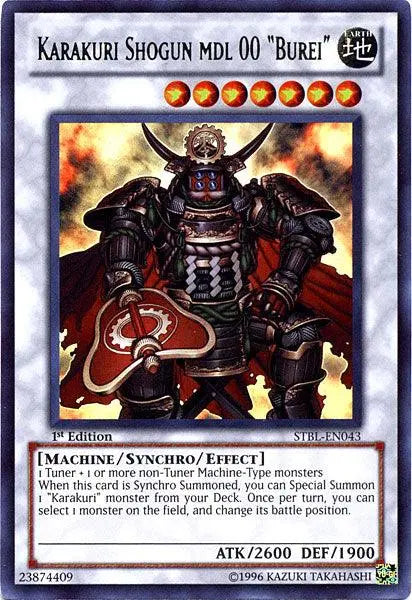 Karakuri Shogun mdl 00 Burei [STBL-EN043] Ultra Rare - Doe's Cards