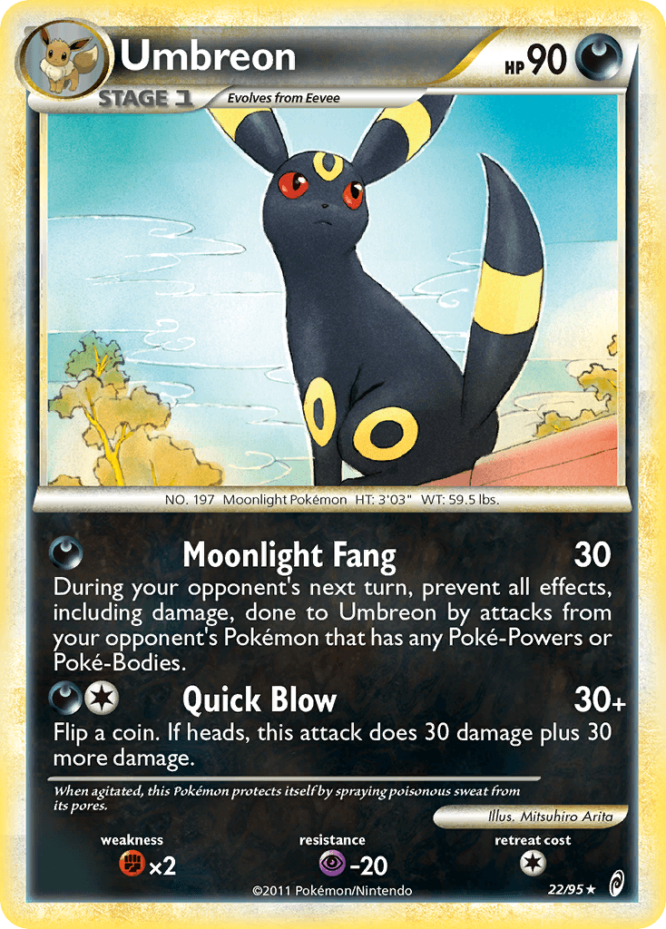 Umbreon (22/95) [HeartGold & SoulSilver: Call of Legends] - Doe's Cards