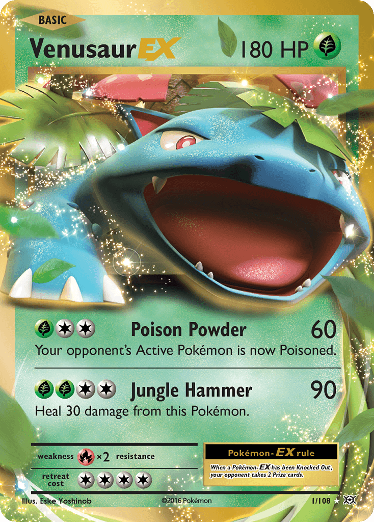 Venusaur EX (1/108) [XY: Evolutions] - Doe's Cards