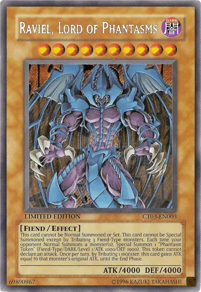 Raviel, Lord of Phantasms [CT03-EN003] Secret Rare - Doe's Cards