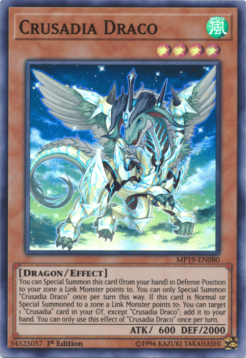 Crusadia Draco [MP19-EN080] Super Rare - Doe's Cards