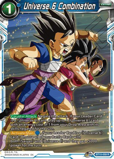 Universe 6 Combination (BT15-059) [Saiyan Showdown] - Doe's Cards