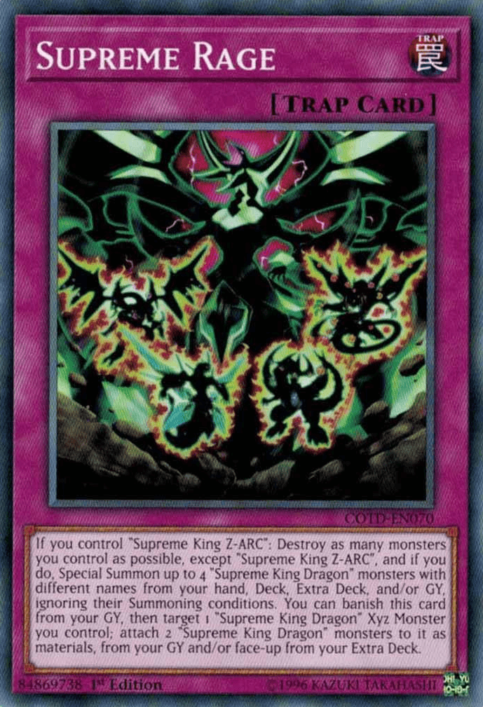 Supreme Rage [COTD-EN070] Common - Doe's Cards