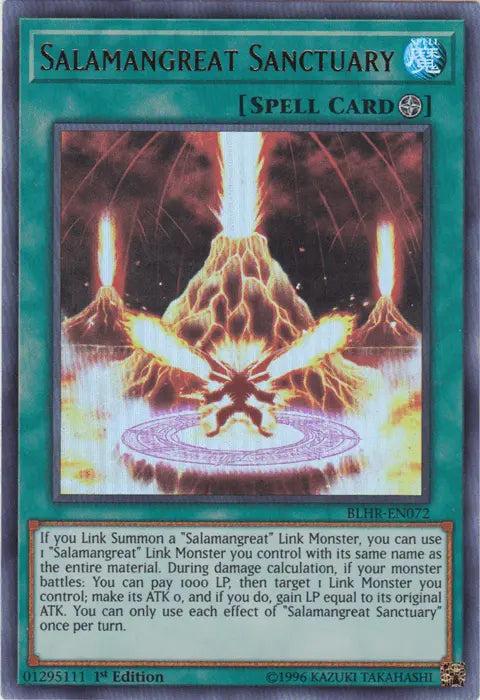 Salamangreat Sanctuary [BLHR-EN072] Ultra Rare - Doe's Cards