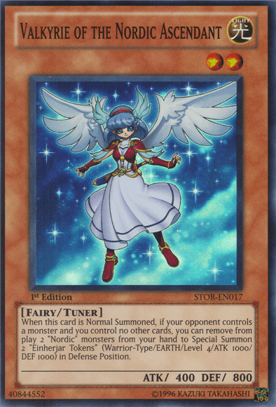 Valkyrie of the Nordic Ascendant [STOR-EN017] Super Rare - Doe's Cards