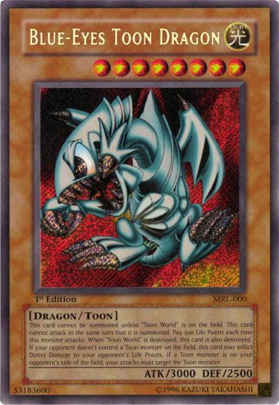 Blue-Eyes Toon Dragon [MRL-000] Secret Rare - Doe's Cards