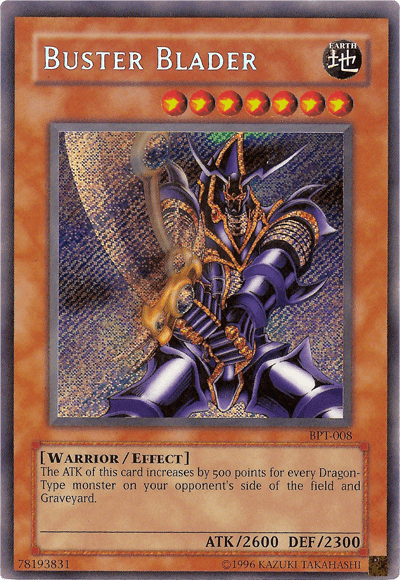 Buster Blader [BPT-008] Secret Rare - Doe's Cards