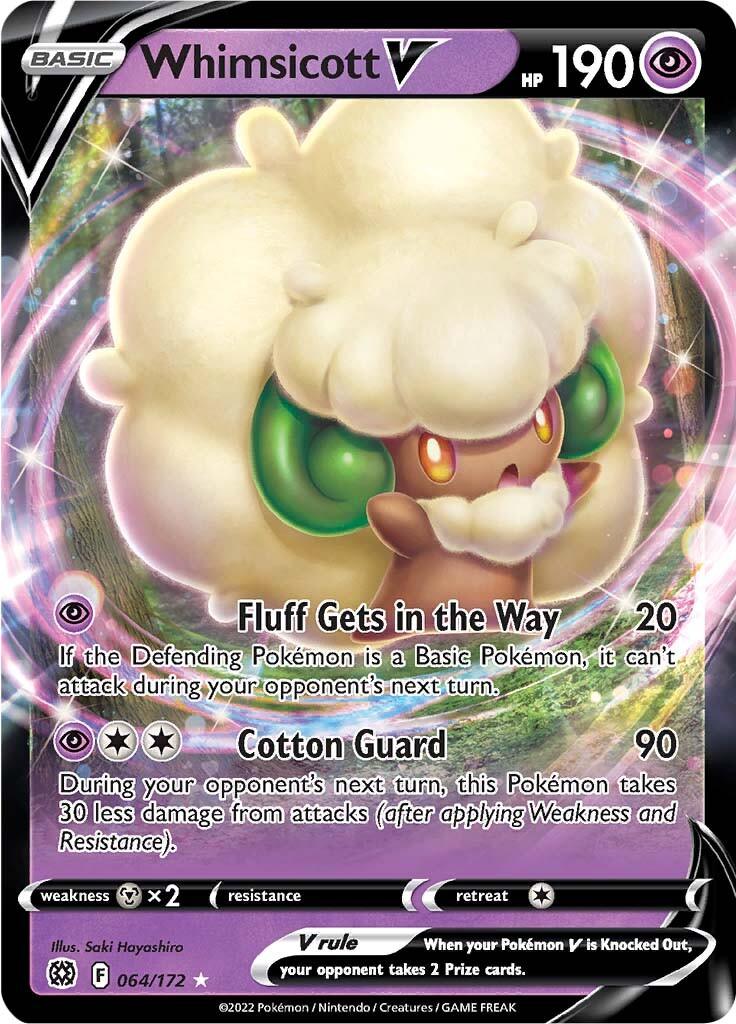 Whimsicott V (064/172) [Sword & Shield: Brilliant Stars] - Doe's Cards