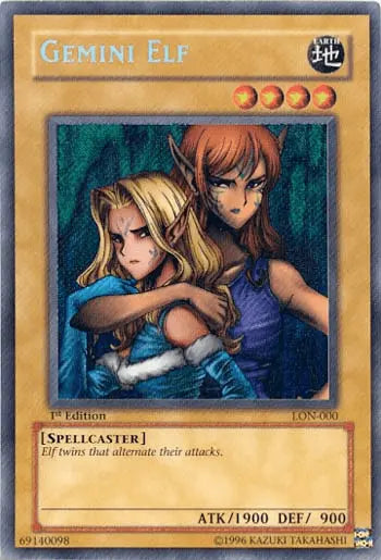 Gemini Elf [LON-000] Secret Rare - Doe's Cards