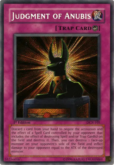Judgment of Anubis [DCR-105] Secret Rare - Doe's Cards