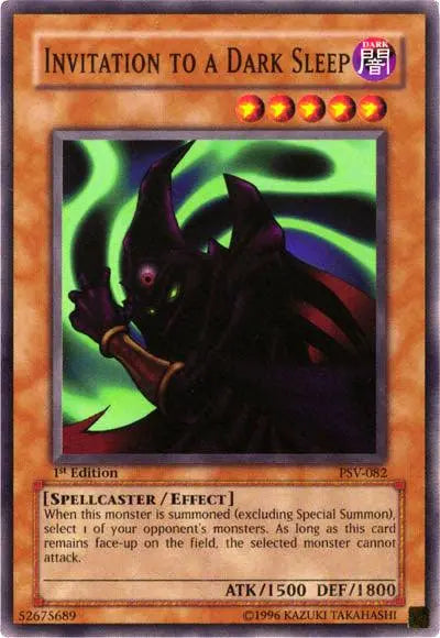 Invitation to a Dark Sleep [PSV-082] Common - Doe's Cards